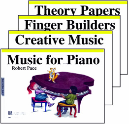 Image: Level 2 Books—Music for Piano, Creative Music, Finger Builders, Theory Papers